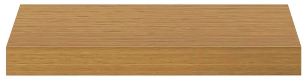 vidaXL Falpolc Falra szerelhető 2 pcs Bézs 40 x 23,5 x 4 cm Faanyag