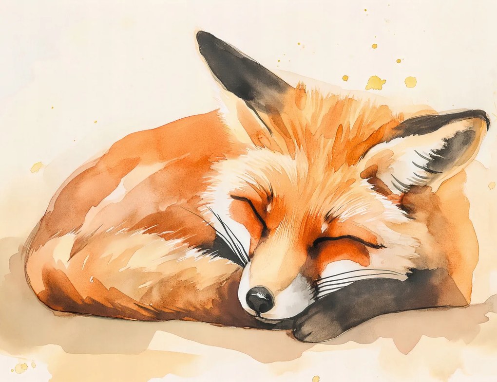 Poszter 65x50cm Akvarell idill