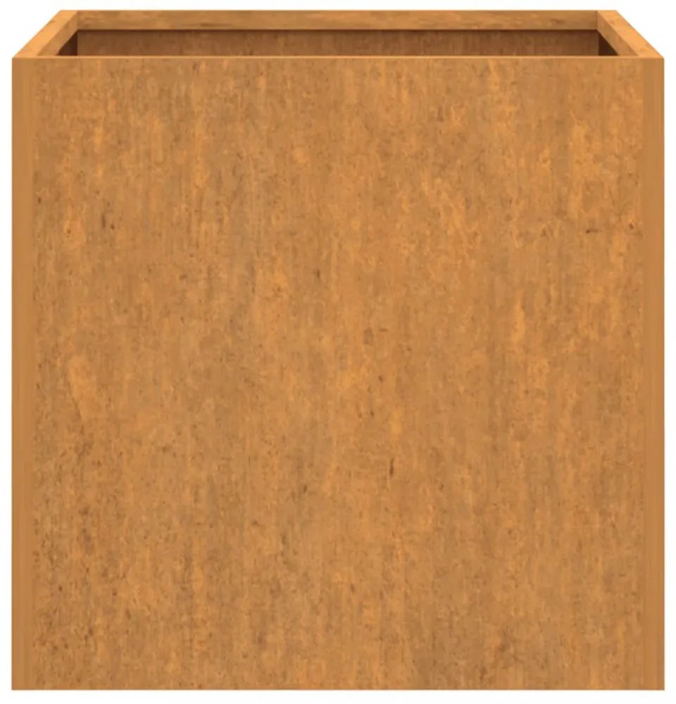 corten acél növénytartó 49x47x46 cm