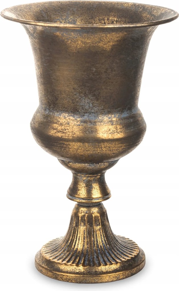 Fedél váza kaspó öregített csésze arany antik virág