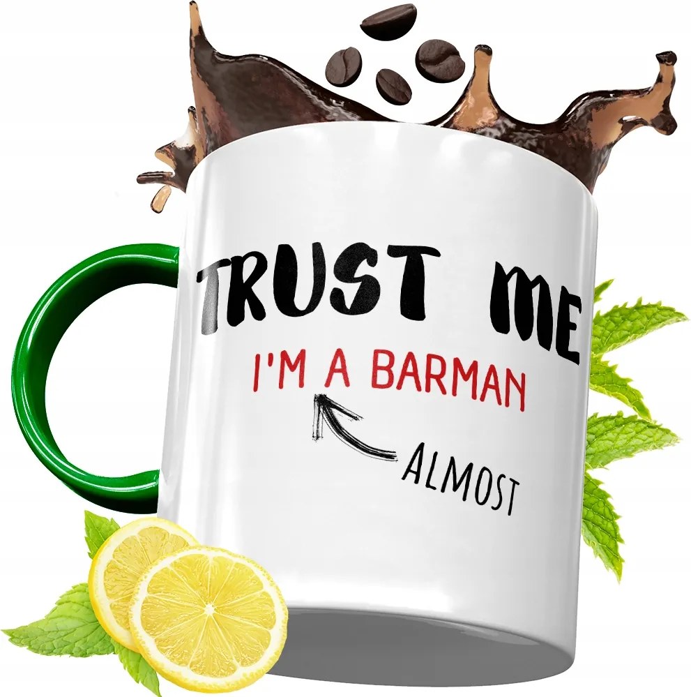 Zöld Bögre Csaposnak Születésnapi Ajándék Nyomtatott Fotóval