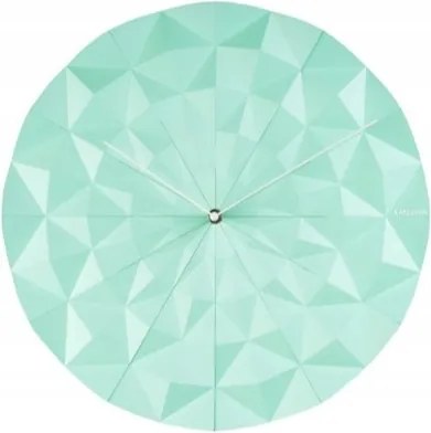 Menta színű falióra nappaliba, konyhába nagy modern dekoratív Face XX