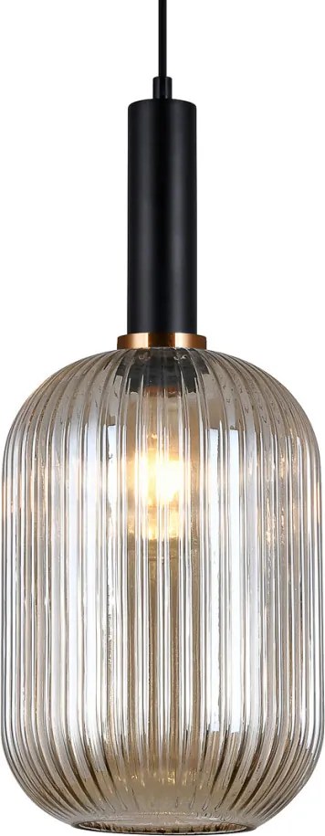 ITALUX PND-5588-1L-BK-AMB ANTIOLA Modern Függesztett Lámpa E27 IP20