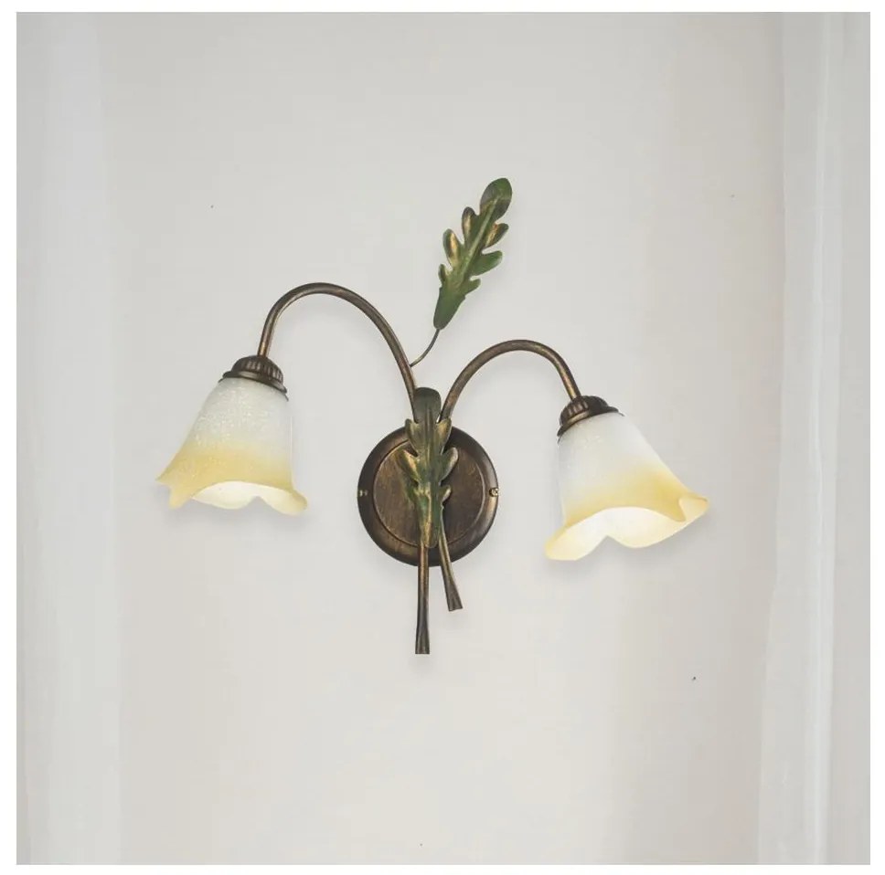 ONLI - Fali lámpa QUERCIA 2xE14/6W/230V