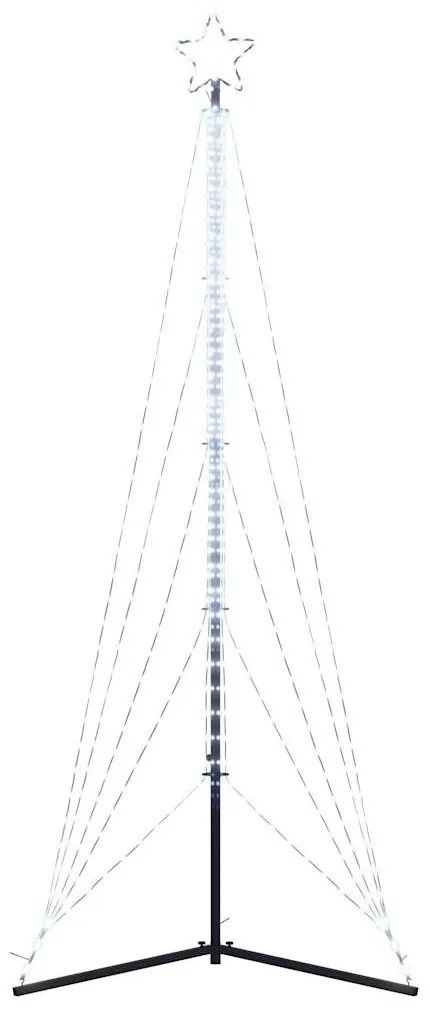 hideg fehér LED karácsonyfa 525 LED 302 cm