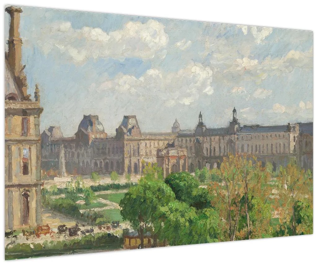 Kép - Camille Pissarro, Place du Carrousel, Paris, reprodukciók (90x60 cm)