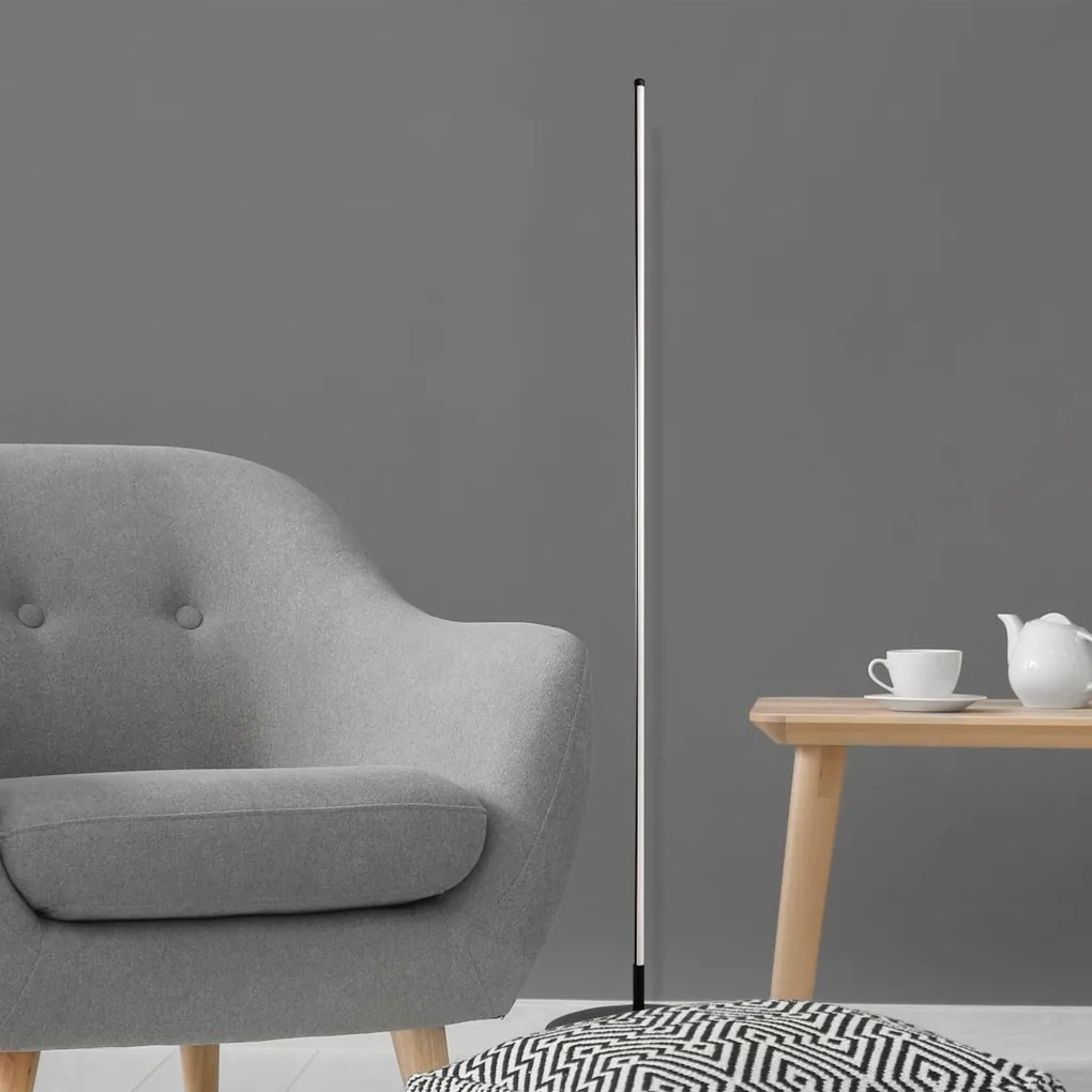 Only 13317 fekete fém LED állólámpa