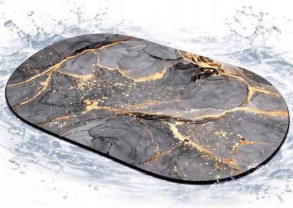 Fürdőszoba Szőnyeg Csúszásgátló Gyorsan Száradó Ovális 60×40 Nedvszívó Nagy