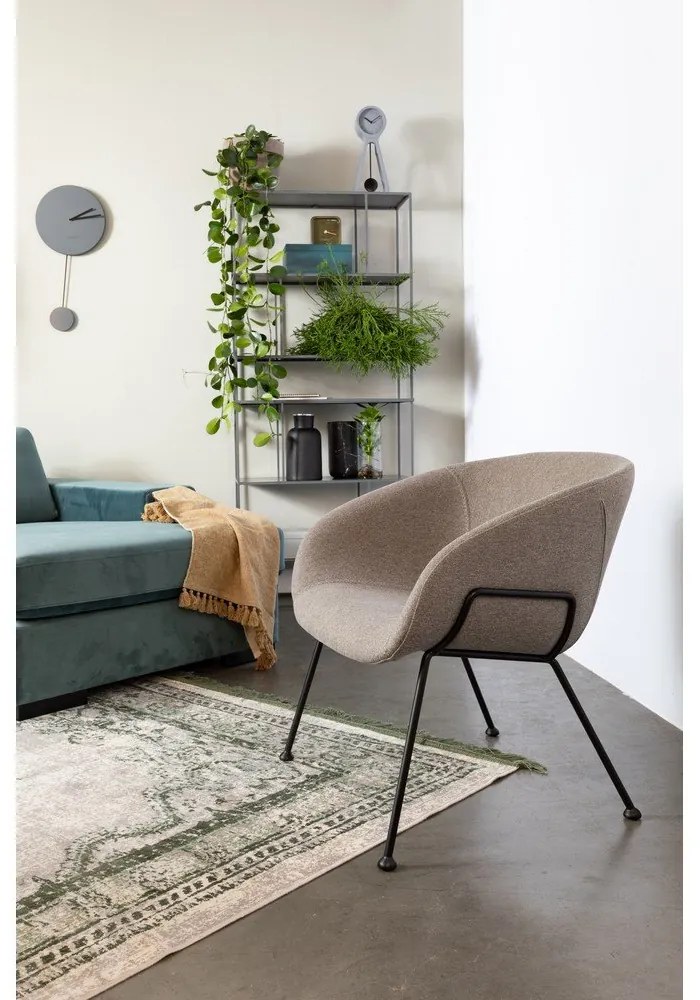 Feston szürke műbőr fotel - Zuiver