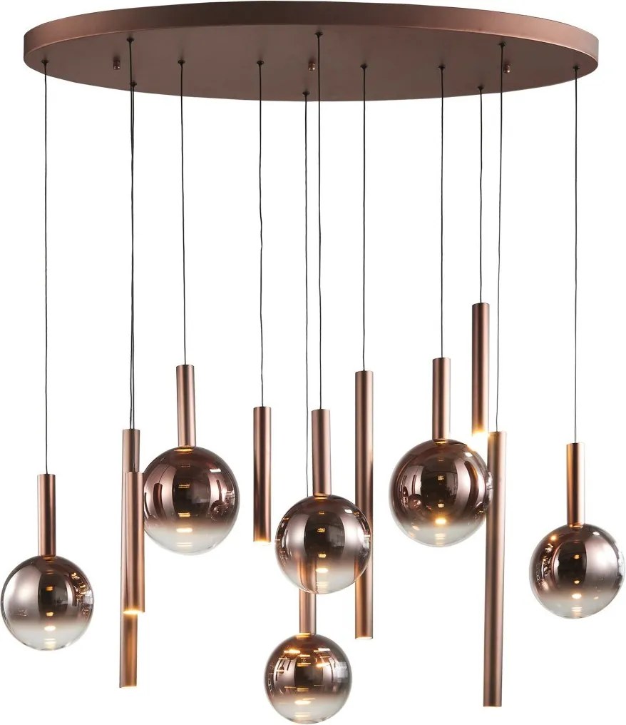 Italux modern függeszték camino réz itxpnd-24038-12bcopp