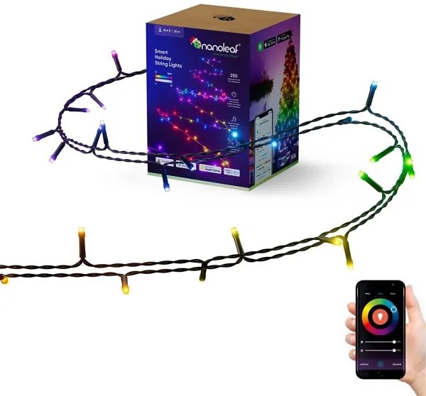 Nanoleaf - LED RGBW Kültéri karácsonyi lánc ESSENTIALS 250xLED 2x10m 2700-6500K Wi-Fi IP44