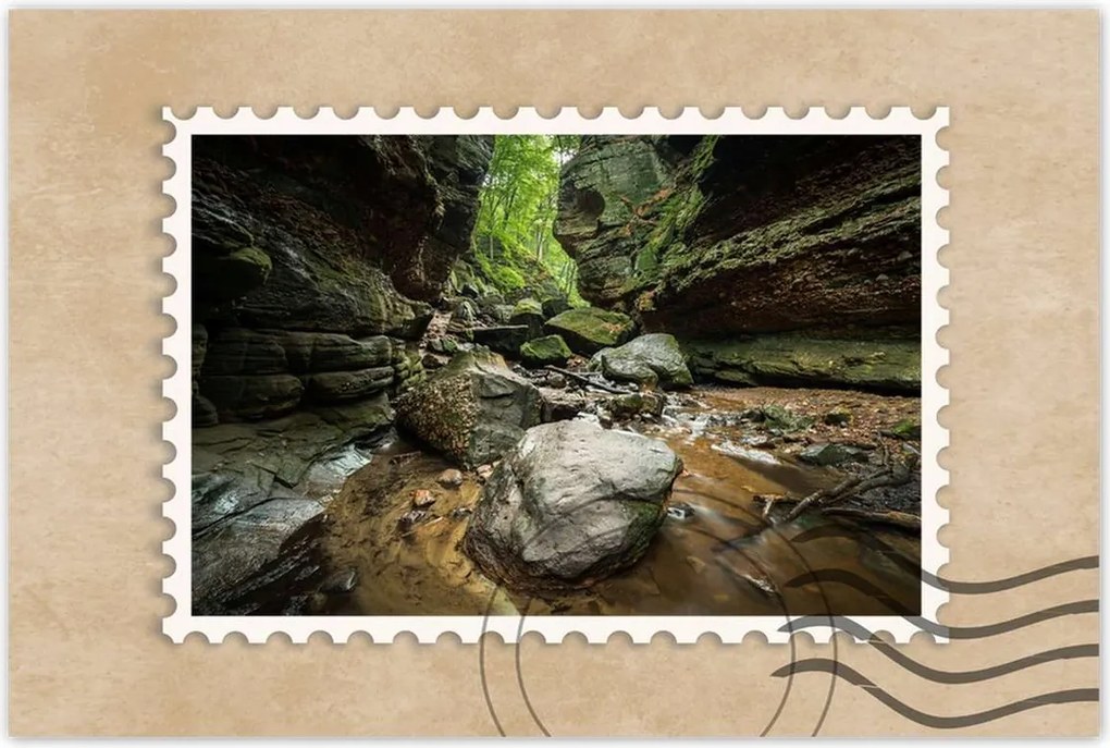 Poszterek 60x40 Sziklák Folyó Hegyek