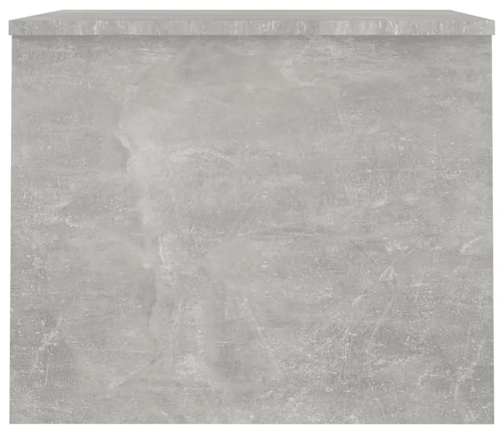 Betonszürke szerelt fa dohányzóasztal 80 x 50,5 x 41,5 cm