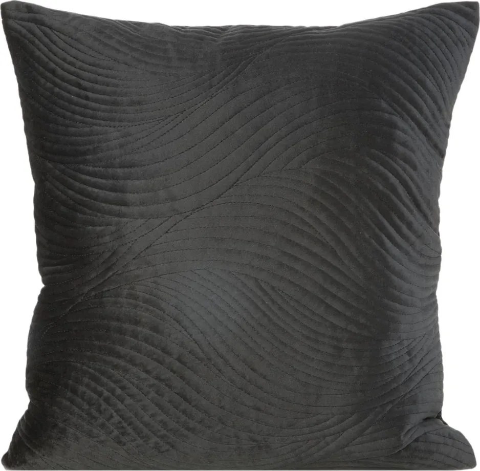 Dekoratív párnahuzat RIA5 45x45 fekete