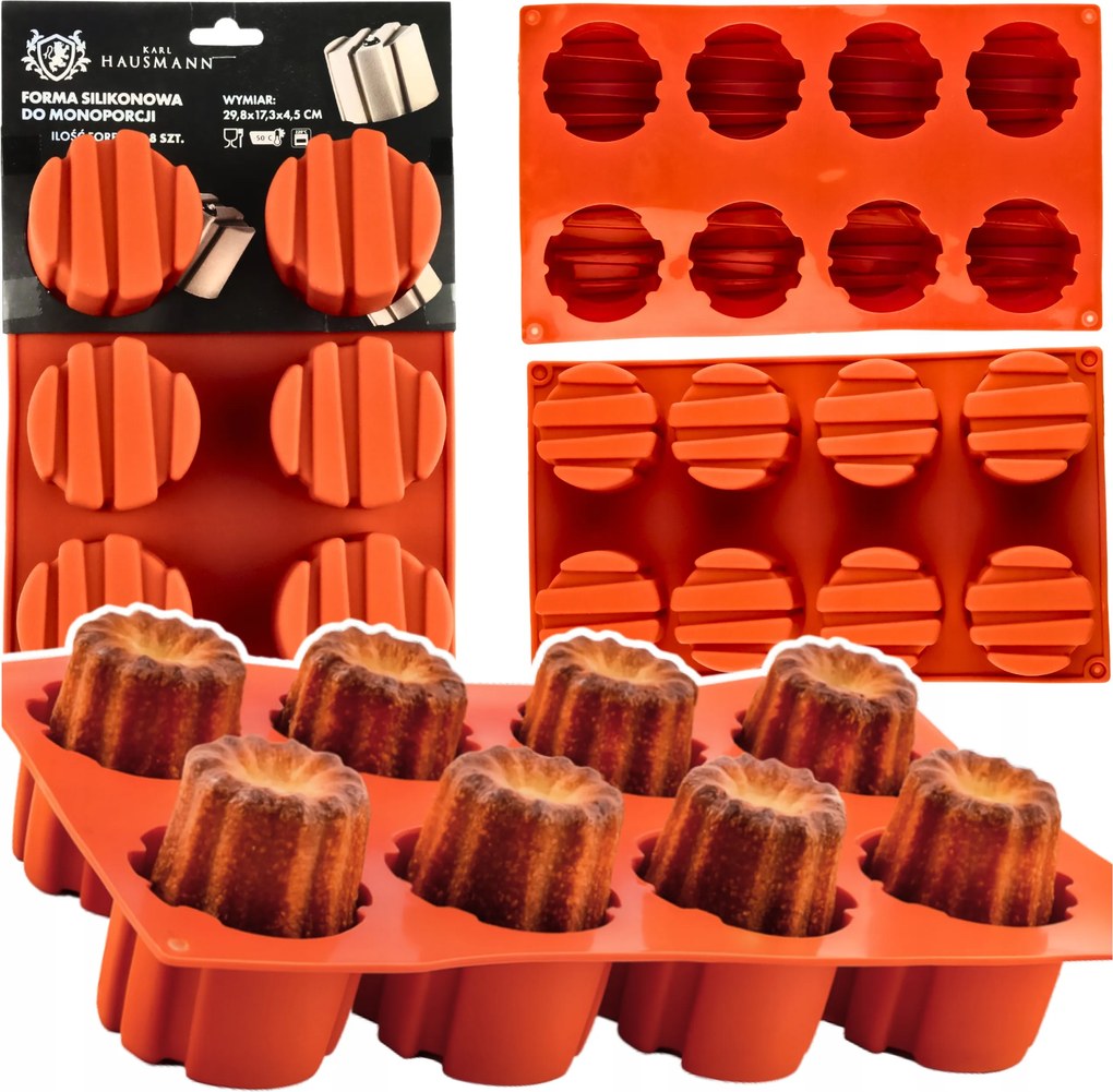 Szilikon Forma Csokoládéhoz, Pralinéhoz, Muffinhez, Szappanhoz, Gyertyához, Monoporciókhoz