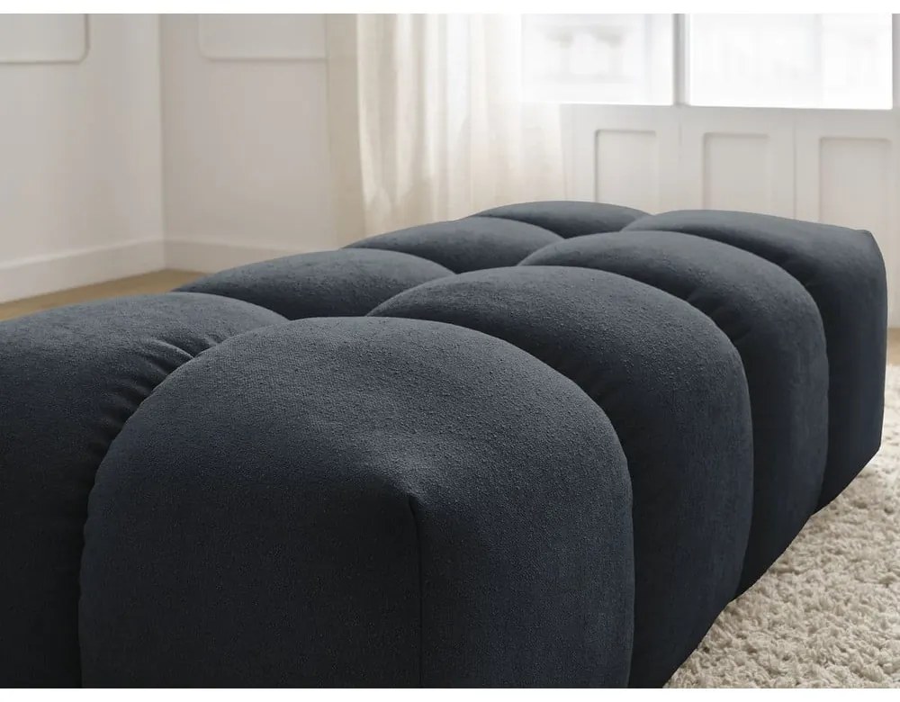 Sötétkék zsenília lábtartó Everest – Bobochic Paris