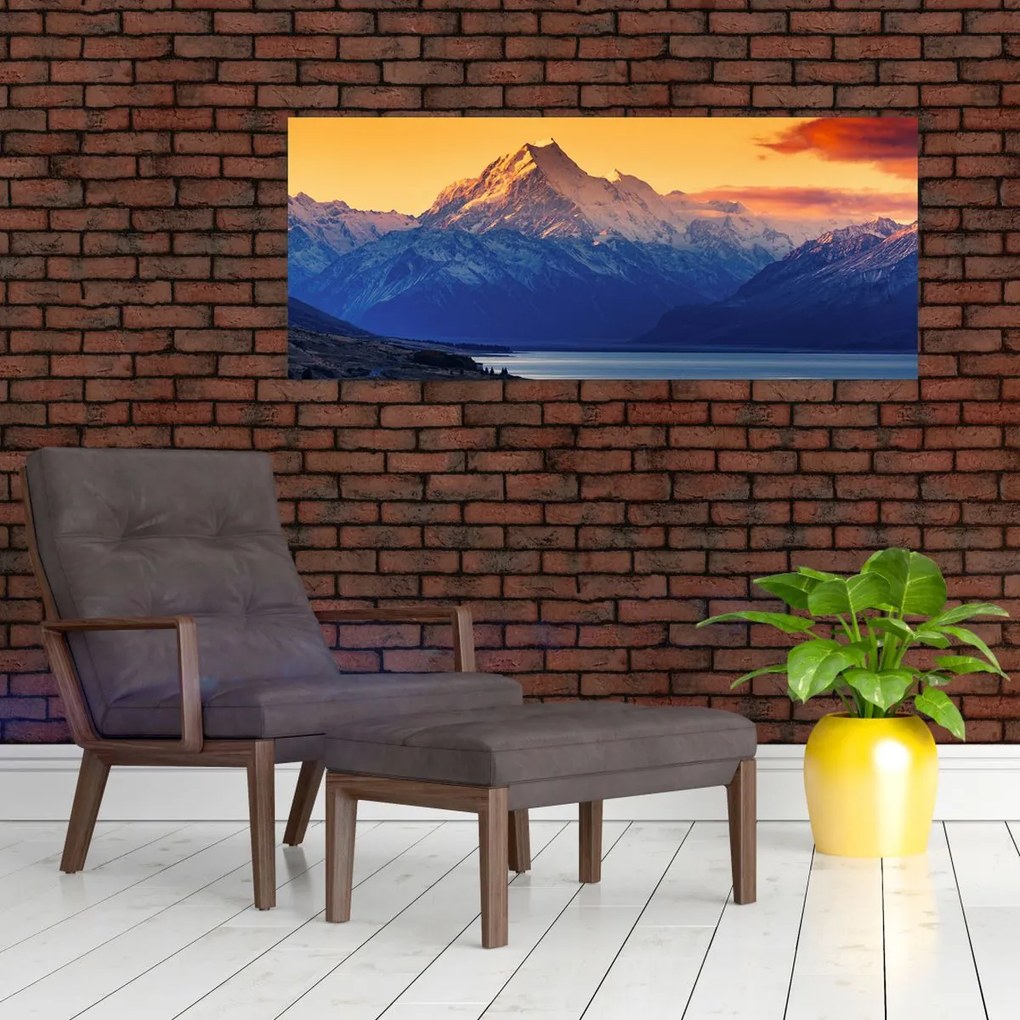 Kép - Pukaki-tó (120x50 cm)