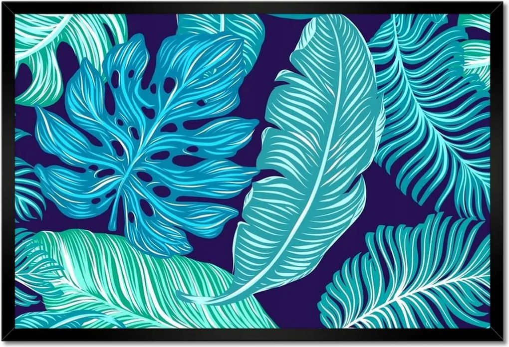 Poszter keretben 60x40 Levelek Monstery Trópusok