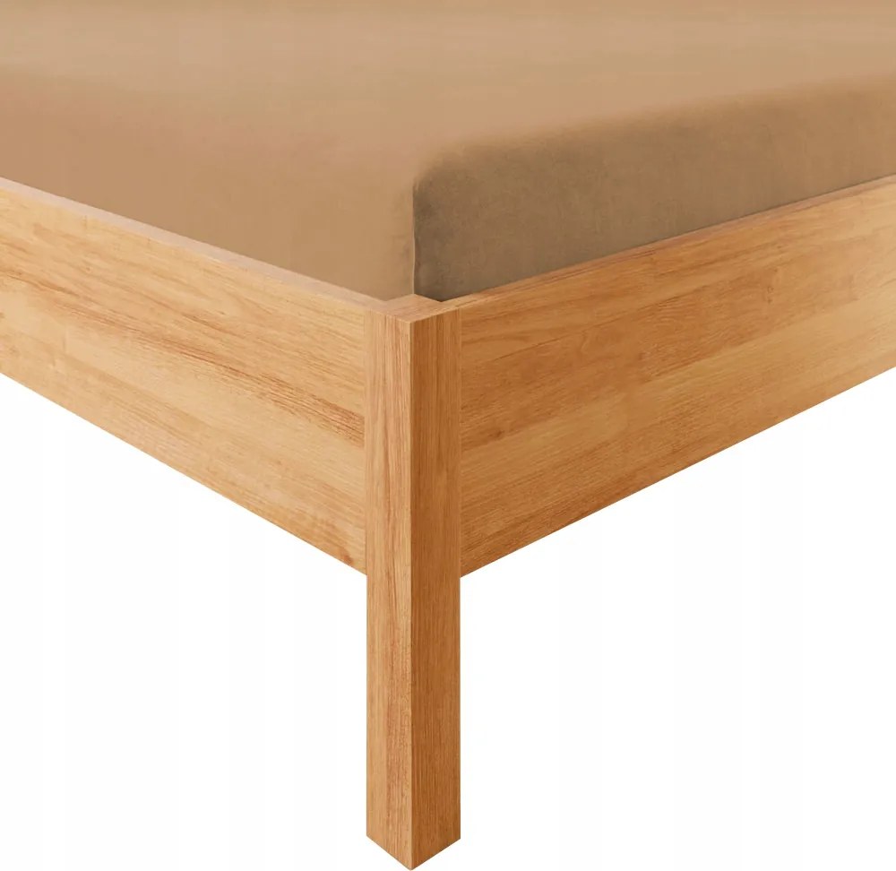 Gumis jersey lepedő 220x200 Dreamy Premium világosbarna