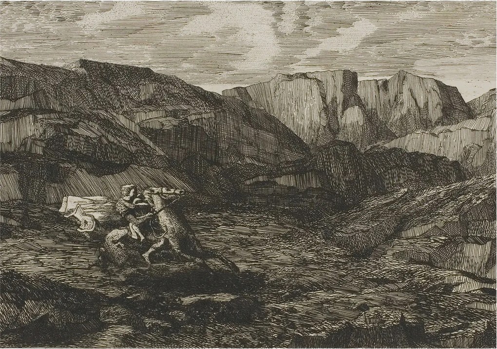 Flizelin tapéta Flizelin Fali Prémium Hegyi utazás 208x146 Ragasztó