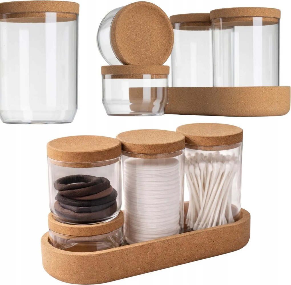 Kozmetikai Rendező Bambusz fürdőszobai törlőkendő tartó pálcika 5el.