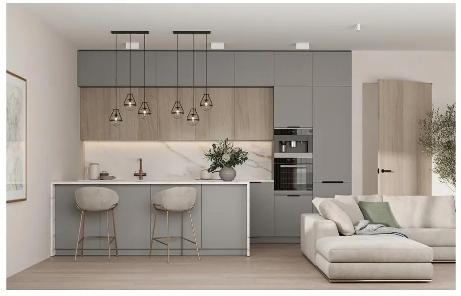 Lámpa Mennyezeti lámpatest DROP 3 , 7134, AC220-240V, 50/60Hz, 3*E14, max.25W, átmérő  68 cm, fekete