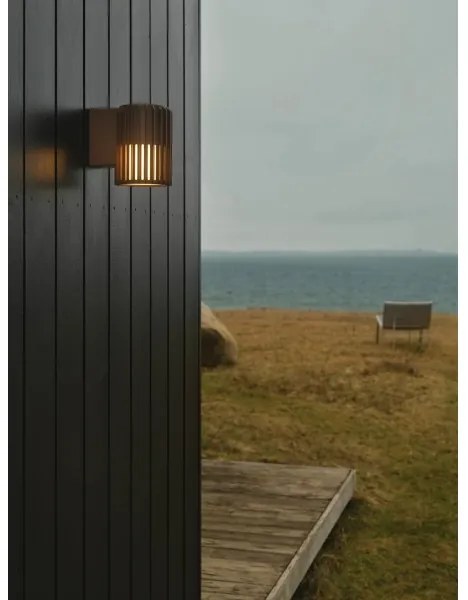 Nordlux - Kültéri fali lámpa ALUDRA 1xE27/15W/230V barna
