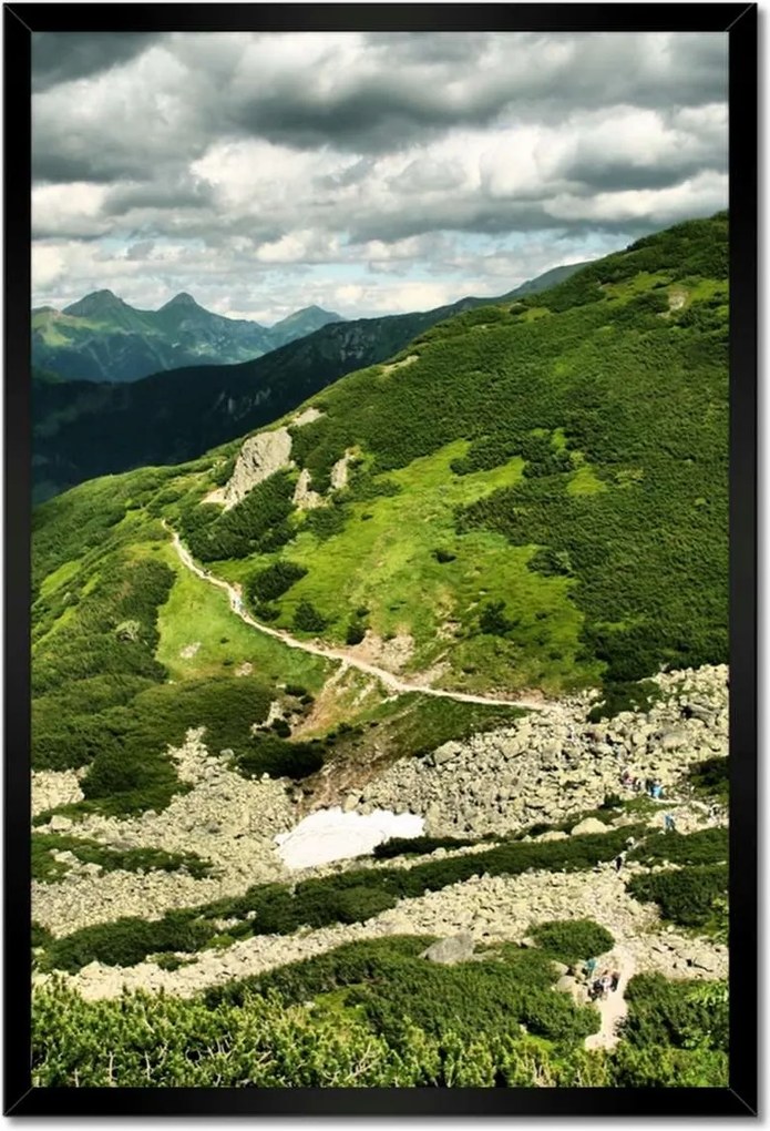 Poszterek keretben 40x60 Tátra Lengyel hegyek Kilátás