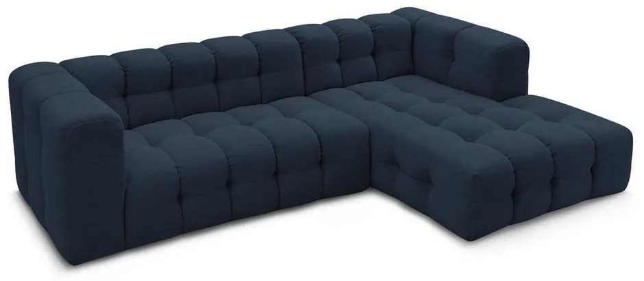 Sötétkék sarokkanapé (jobb oldali) Cloud – Bobochic Paris