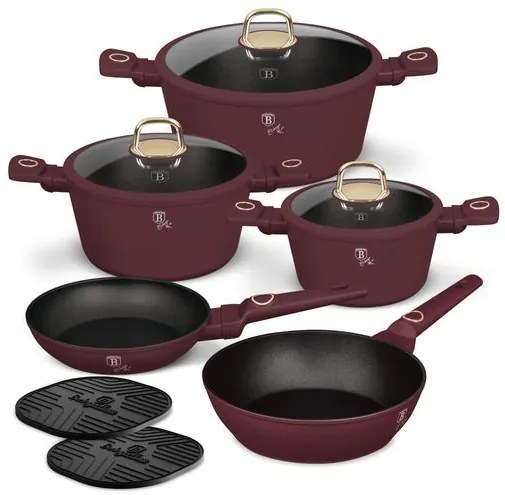 Berlinger Haus Leonardo Collection 10 részes edénykészlet (BH-8050)