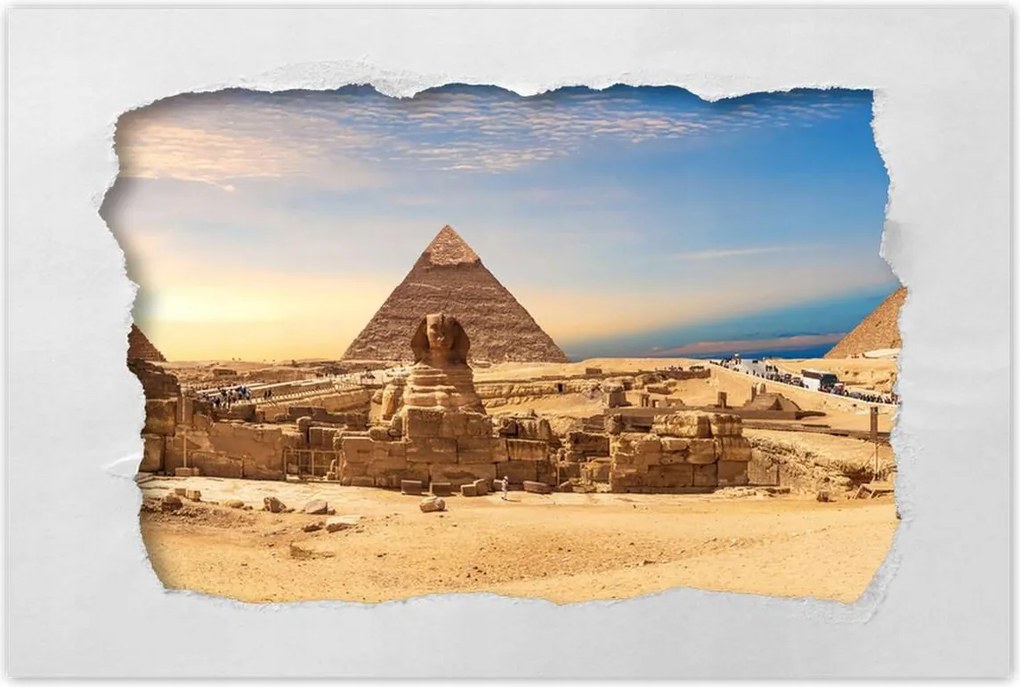 Poszterek 90x60 Panoráma a piramisokra