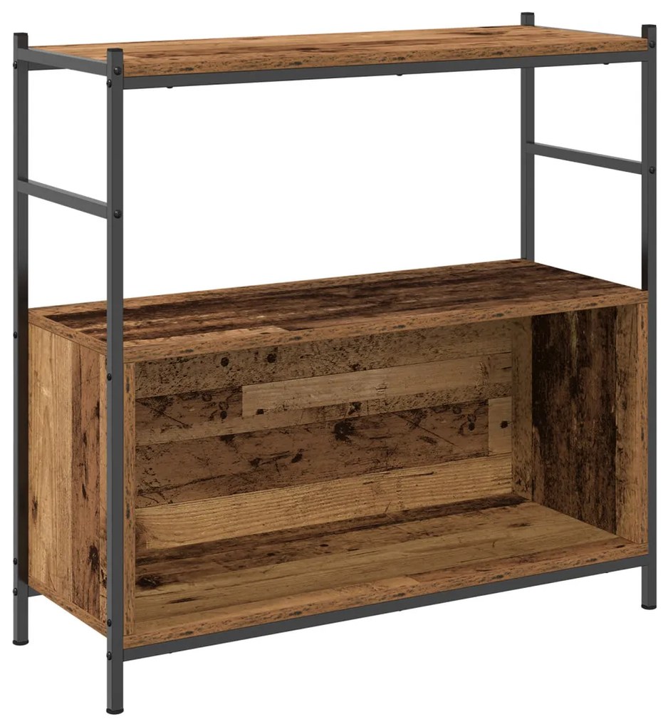 Könyvespolc Füstölt Tölgy 80x30x78,5 cm Műszaki Fa