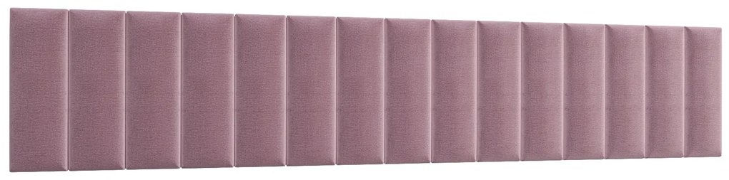 Kárpitozott panel 15 db.  Quadra 300x60 cm (rózsaszín). 1052003