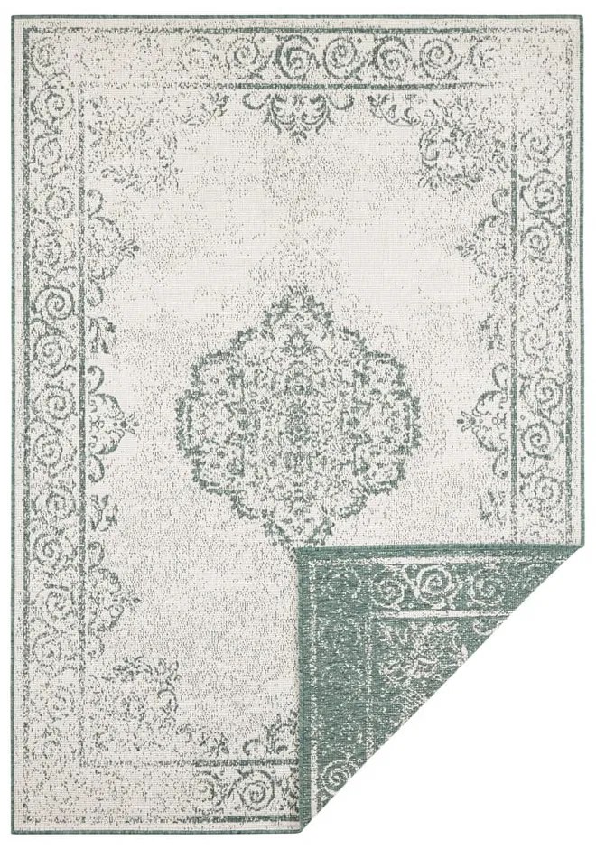 Cebu zöld-krémszínű kültéri szőnyeg, 120 x 170 cm - NORTHRUGS