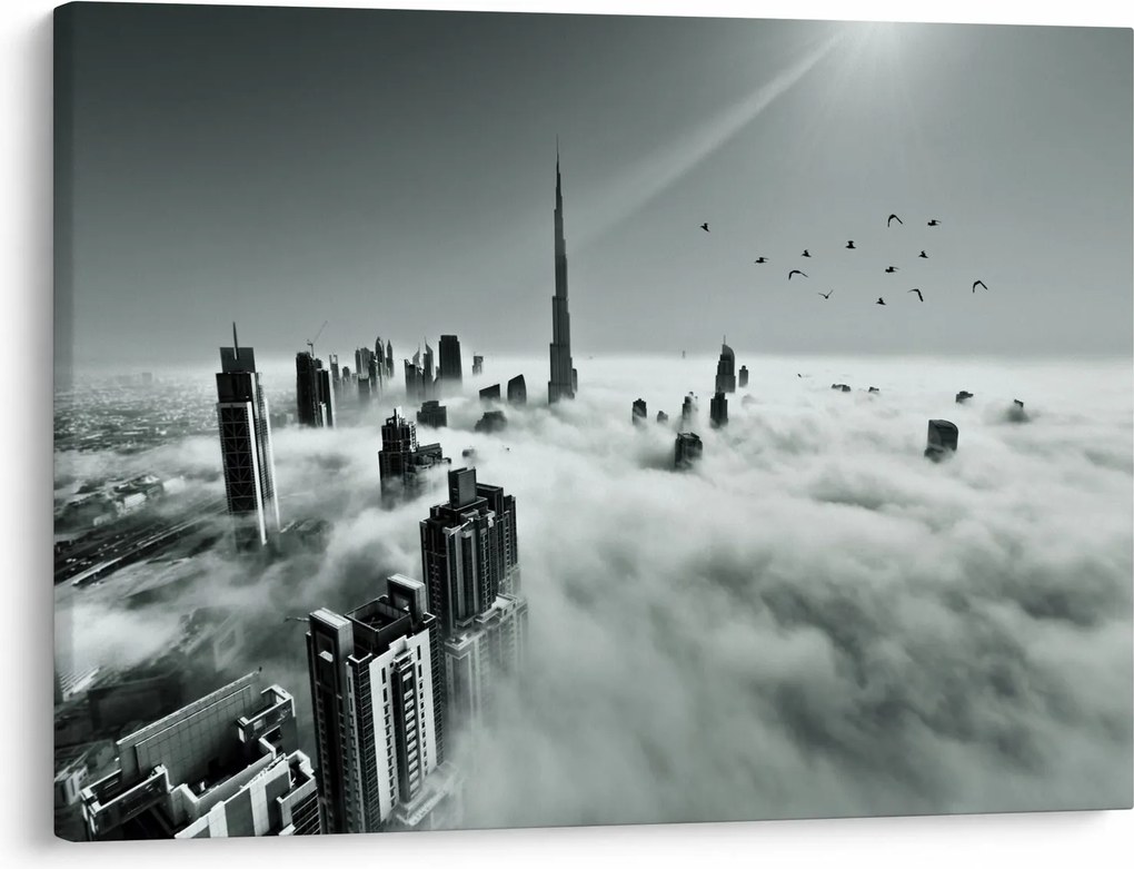 Kép - Felhőkarcolók Dubaiban (70x50 cm)