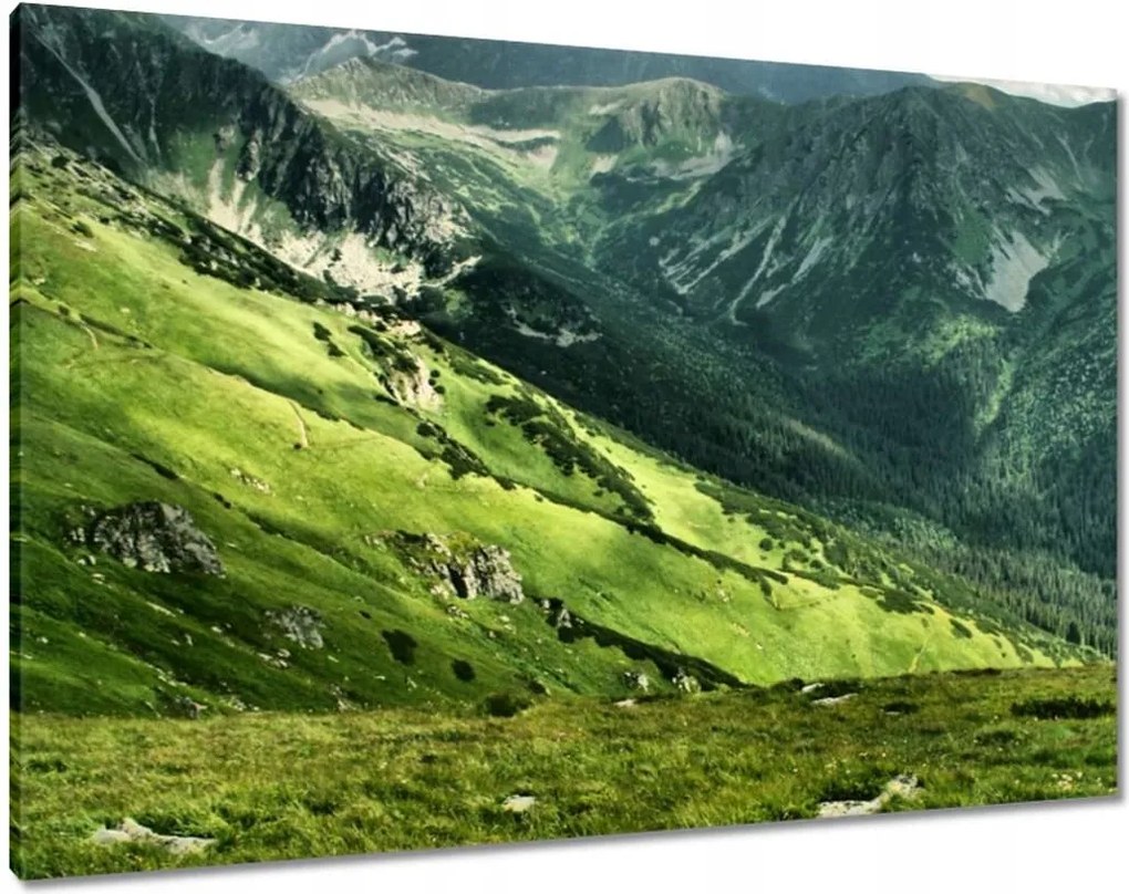 Képek 100x70 Tátra Lengyel hegyek Kilátás