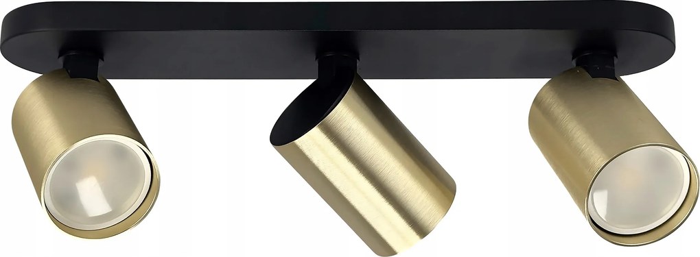 Edo Fali lámpa, Malga 3 Elegant, Led GU10 izzóhoz, fekete-zl