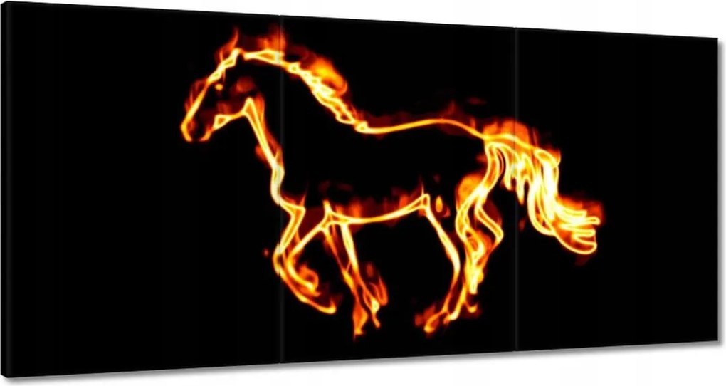 Vászonkép 180x90 Tűz paripa