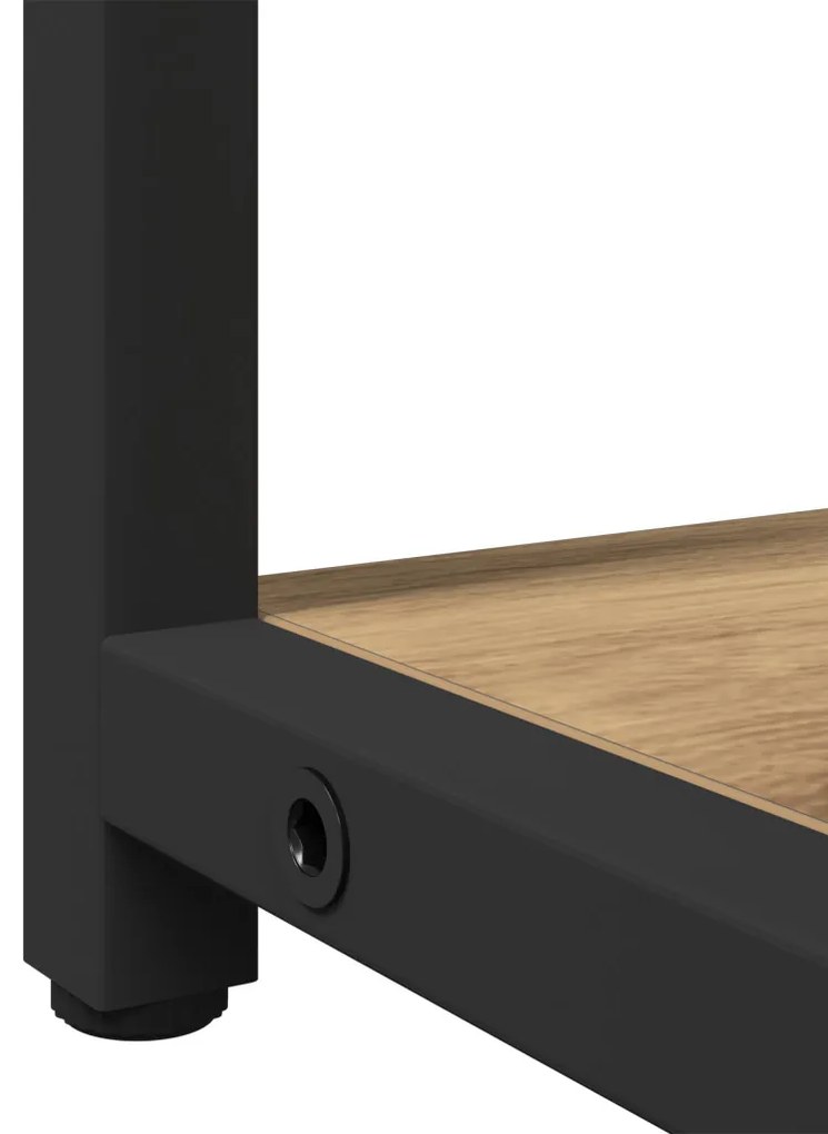 2 Darabos Fürdőszobai Bútor Szett Mesteri Tölgy Engineered Wood