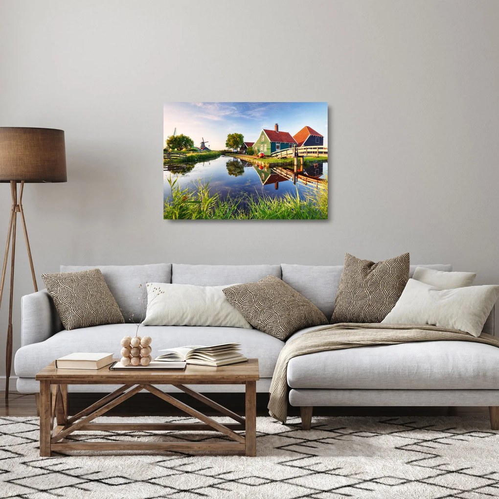 A holland malmok képe (üvegen) (70x50 cm)