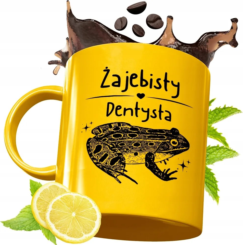 Prémium Arany Bögre Fogorvosnak Ajándék Nyomtatott Fotóval