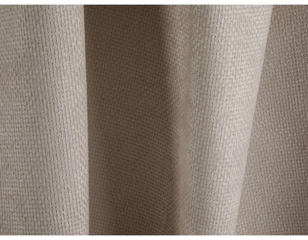 Bézs zsenília kinyitható-tárolóhelyes (U alakú) sarokkanapé Tonale – Cosmopolitan Design