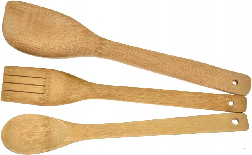 bambusz evőeszközök 3db 4033/GD0021