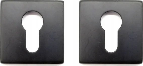 S458 Fekete téglalap alakú címke