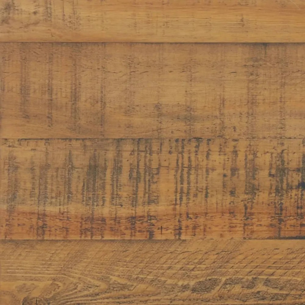 tömör újrahasznosított fenyőfa dohányzóasztal 90 x 50 x 35 cm