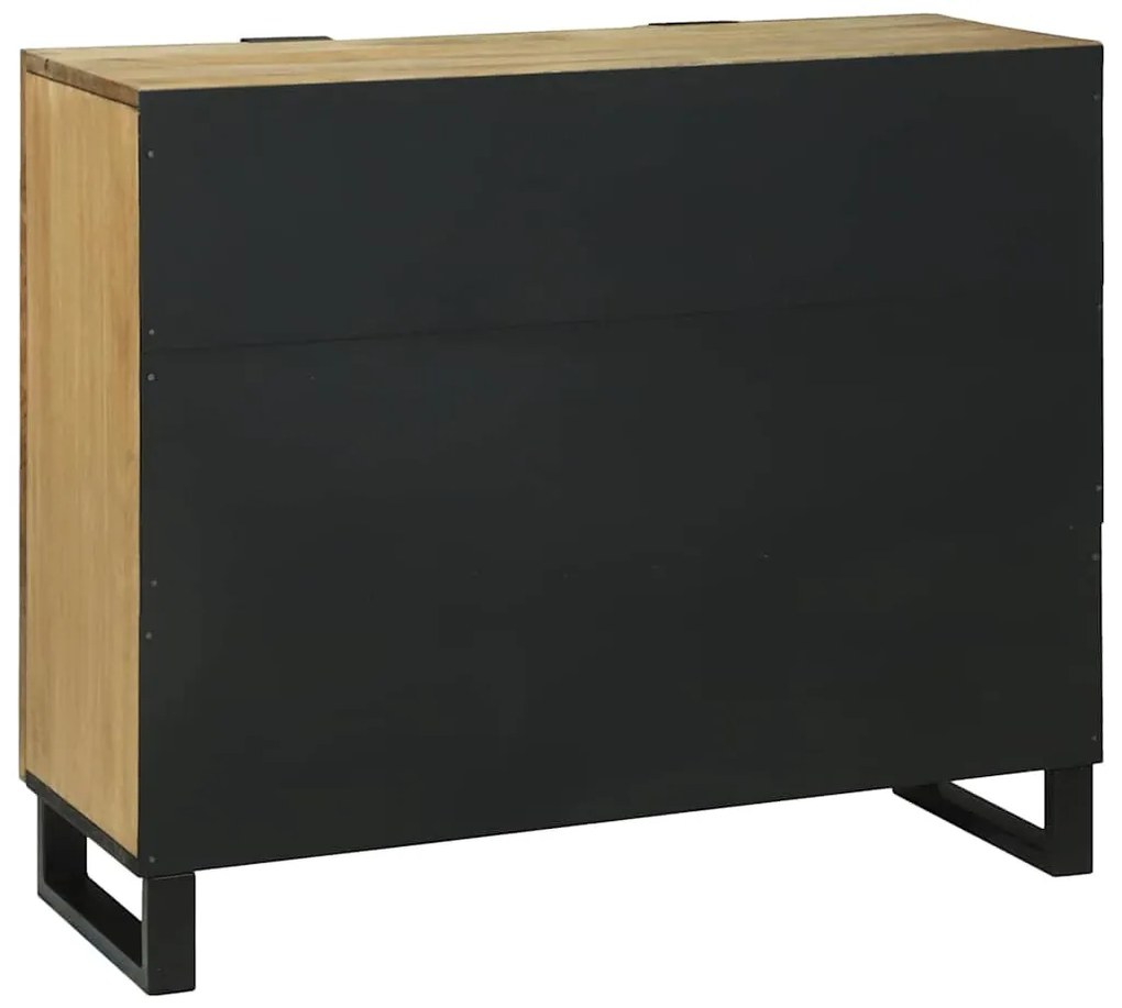 Komód Barna 90 x 33 x 75 cm tömör mangófa