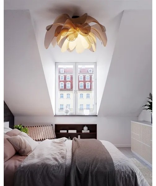 ByRydens 4202430-5507 - Felületre szerelhető csillár LOU LOU 1xE27/8W/230V bézs