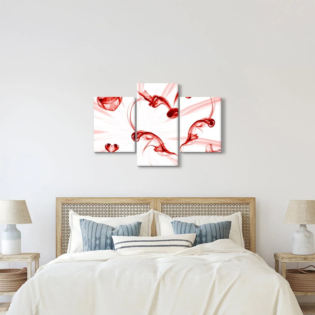 Szív a füstből képe (90x60 cm)