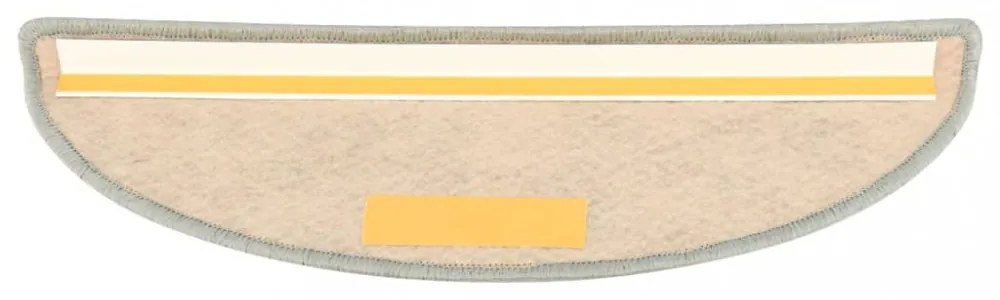 15 db szizálhatású világoszöld öntapadó lépcsőszőnyeg 56x17x3cm