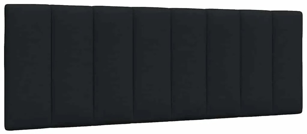 fekete szövet fejtámla párna Hanko 140 cm